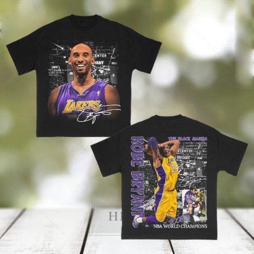 Casnafashion Kobe Bryant Lakers Nba World Champions 2009 Graphic shirt