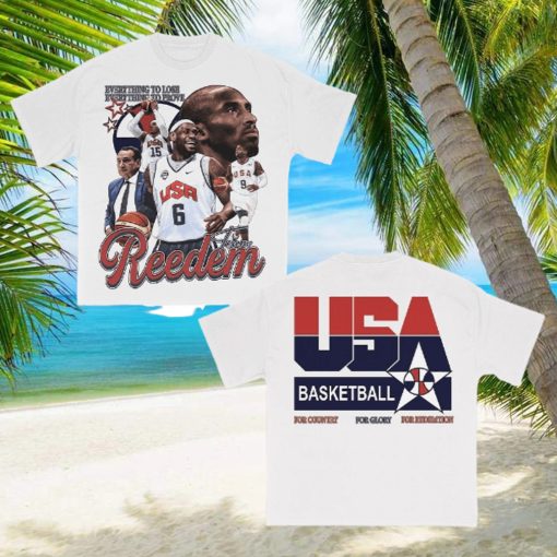 Casnafashion Reedem Usa Basketball Graphic shirt