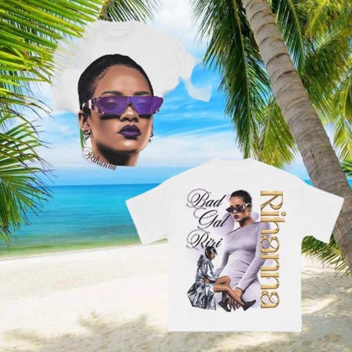 Casnafashion Rihanna 2 Sides Graphic Tee shirt
