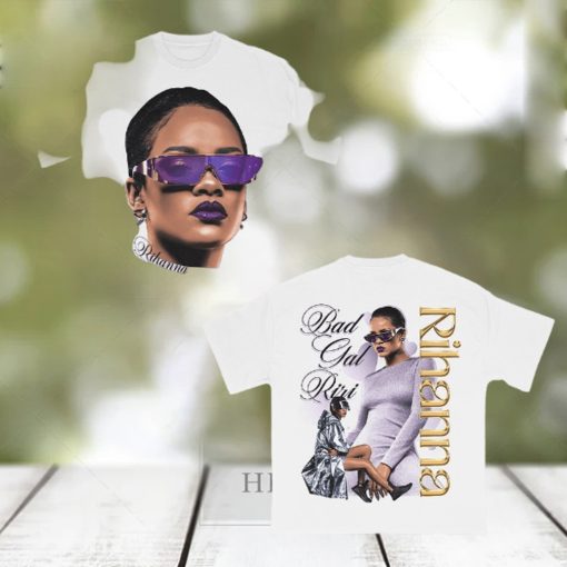 Casnafashion Rihanna 2 Sides Graphic Tee shirt