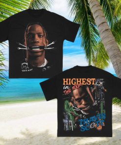 Casnafashion Travis Scott Highest In The Room Graphic shirt