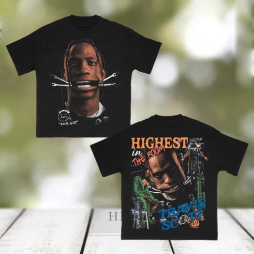 Casnafashion Travis Scott Highest In The Room Graphic shirt