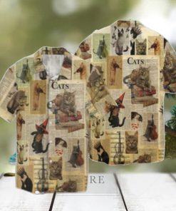 Cat With Friends Hawaiian Shirt Impressive Gift For Men And Women