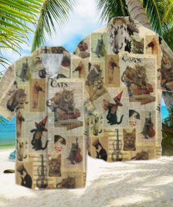 Cat With Friends Hawaiian Shirt Impressive Gift For Men And Women
