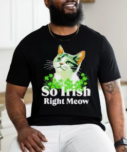 Cat so Irish right meow St. Patrick’s day shirt