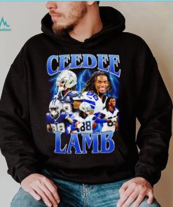 CeeDee Lamb number 88 Dallas Cowboys football player portrait lightning shirt