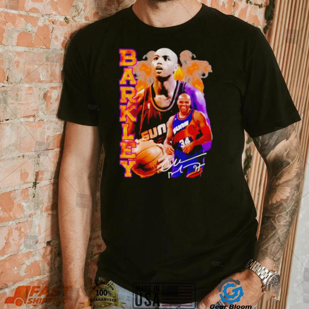Charles Barkley basketball player signature shirt Charles Barkley basketball player signature shirt