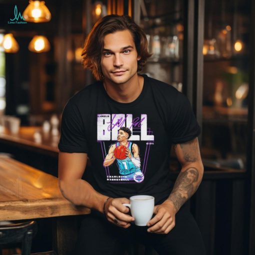 Charlotte Hornets basketball LaMelo Ball signature retro shirt
