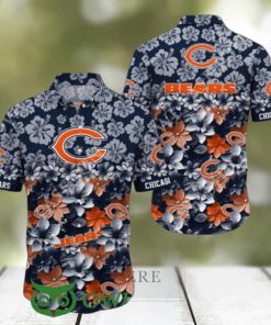 Chicago Bears NFL Floral Hawaiian Shirt Trending Summer