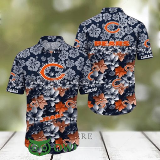 Chicago Bears NFL Floral Hawaiian Shirt Trending Summer