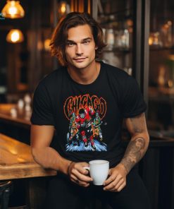 Chicago Blackhawks hockey skeletons shirt
