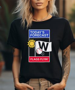 Chicago Cubs Baseball today’s forecast flags flyin’ shirt