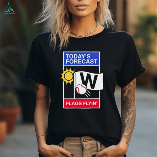 Chicago Cubs Baseball today’s forecast flags flyin’ shirt