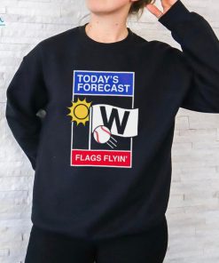 Chicago Cubs Baseball today’s forecast flags flyin’ shirt