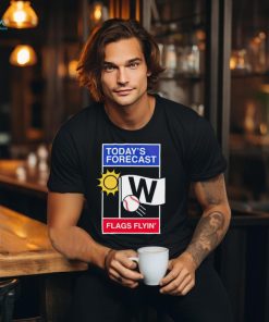 Chicago Cubs Baseball today’s forecast flags flyin’ shirt