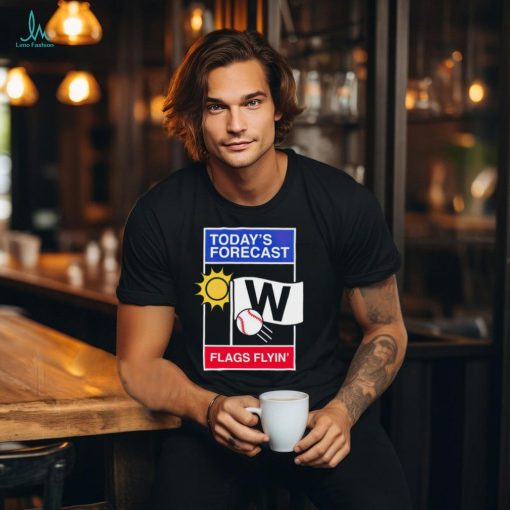 Chicago Cubs Baseball today’s forecast flags flyin’ shirt