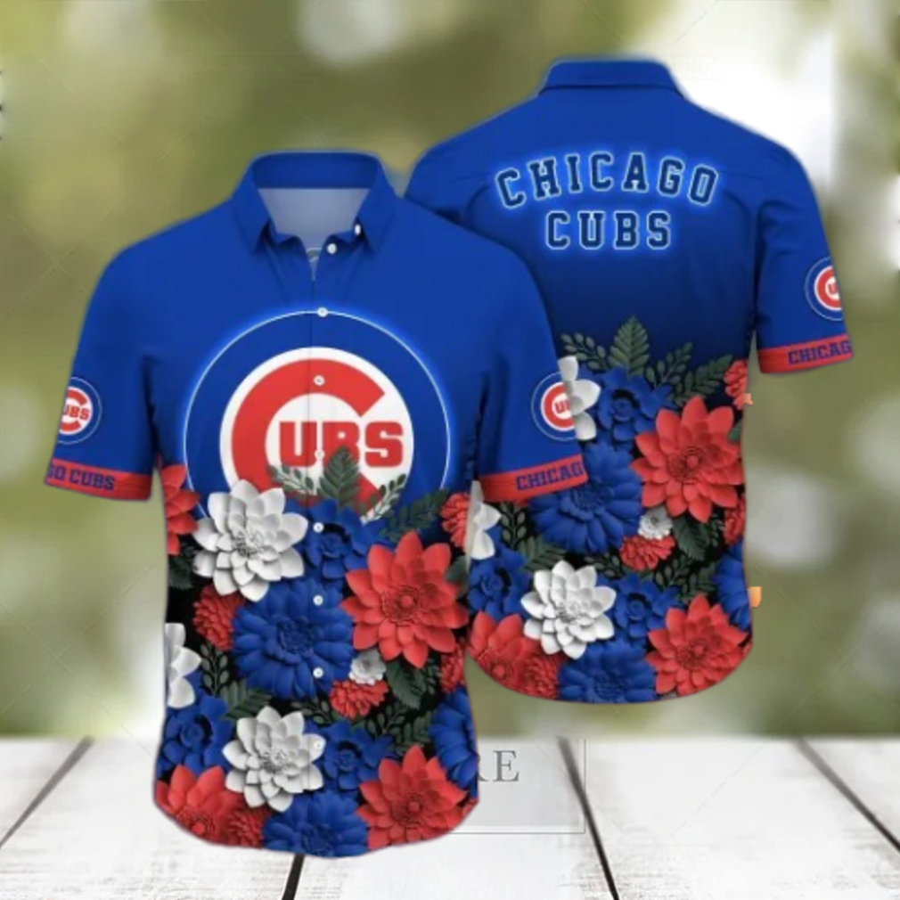 Chicago Cubs MLB Flower Hawaii Shirt And Tshirt For Fans