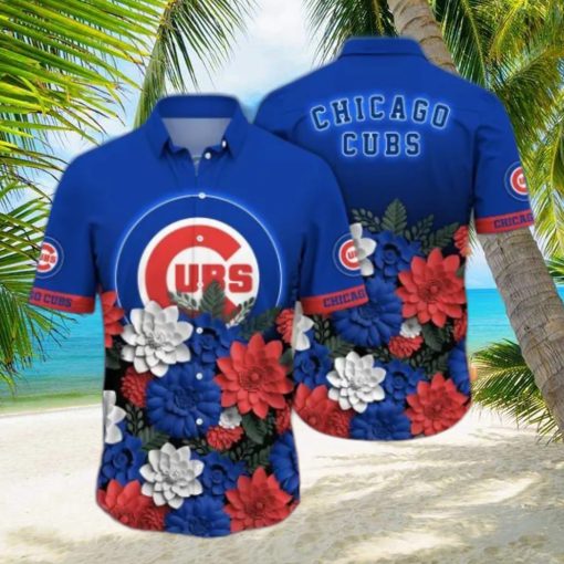 Chicago Cubs MLB Flower Hawaii Shirt And Tshirt For Fans