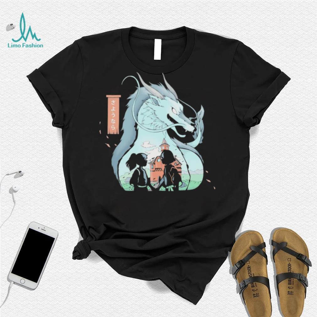 Chihiro and Haku Spirited Away Goodbye Dragon Anime shirt Chihiro and Haku Spirited Away Goodbye Dragon Anime shirt