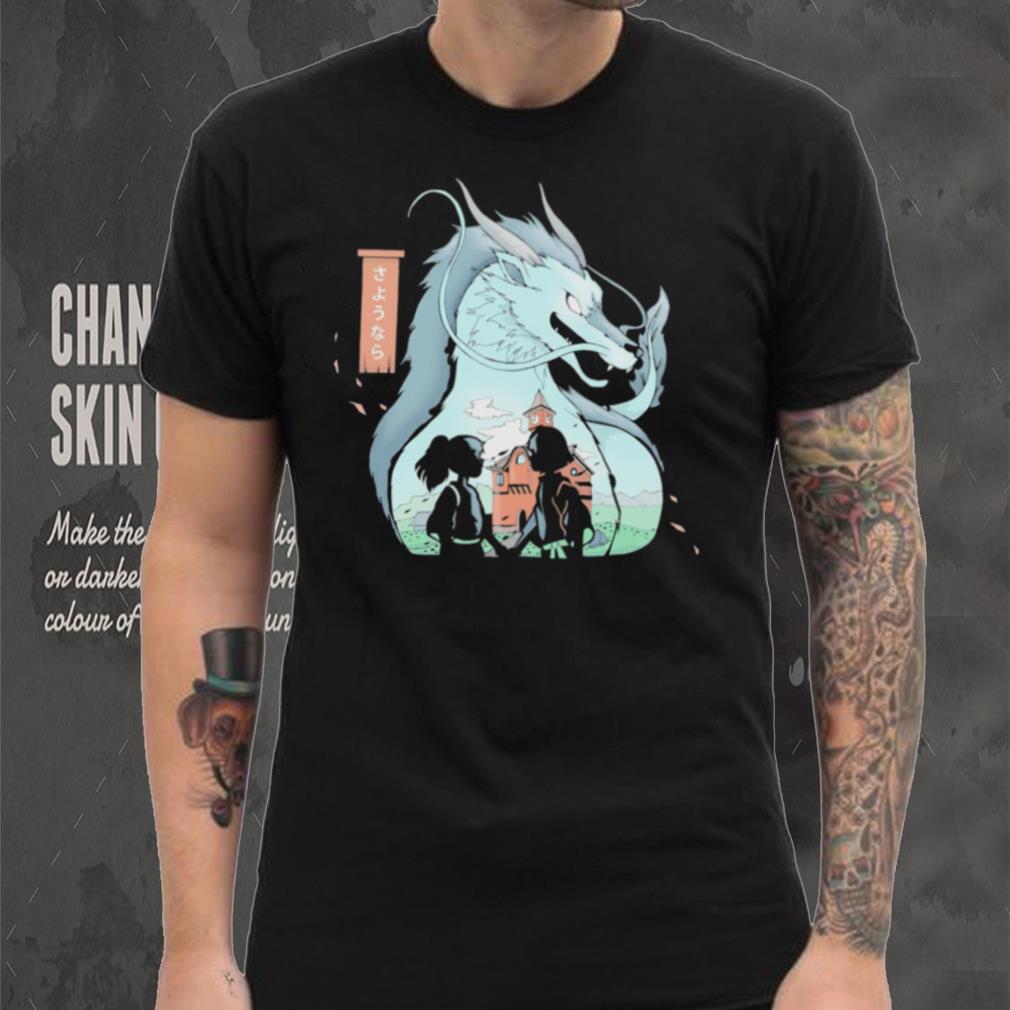 Chihiro and Haku Spirited Away Goodbye Dragon Anime shirt Chihiro and Haku Spirited Away Goodbye Dragon Anime shirt