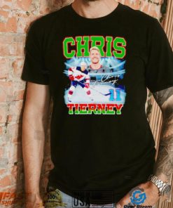 Chris Tierney 11 hockey player signature shirt