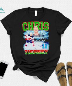 Chris Tierney 11 hockey player signature shirt