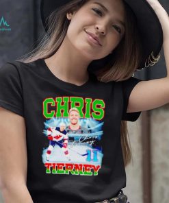 Chris Tierney 11 hockey player signature shirt