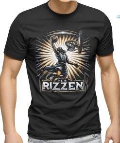 Christian Athlete Easter Meme He Is Rizzen Basketball Essential T shirt