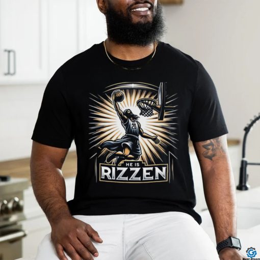 Christian Athlete Easter Meme He Is Rizzen Basketball Essential T shirt