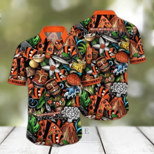 Cincinnati Bengals NFL Flower Hawaii Shirt And Tshirt For Fans