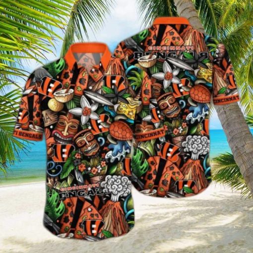 Cincinnati Bengals NFL Flower Hawaii Shirt And Tshirt For Fans