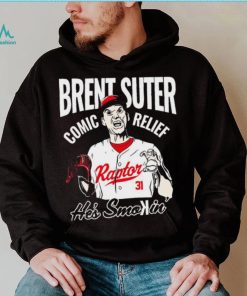 Cincinnati Reds Brent Suter 31 Comic Relief he’s smokin’ shirt