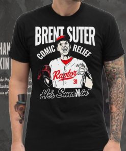 Cincinnati Reds Brent Suter 31 Comic Relief he’s smokin’ shirt