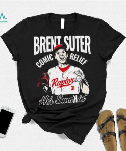 Cincinnati Reds Brent Suter 31 Comic Relief he’s smokin’ shirt