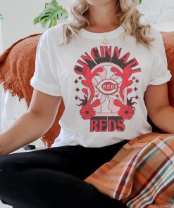 Cincinnati Reds New Era White Ringer T Shirt