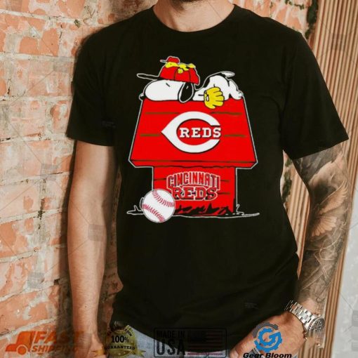 Cincinnati Reds Snoopy And Woodstock The Peanuts Baseball shirt