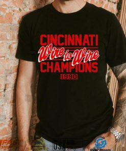 Cincinnati Wire To Wire Champions 1990 shirt