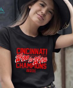 Cincinnati Wire To Wire Champions 1990 shirt