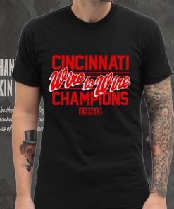 Cincinnati Wire To Wire Champions 1990 shirt