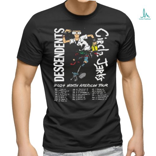 Circle Jerks X Descendents 2024 Collab Tour T shirt