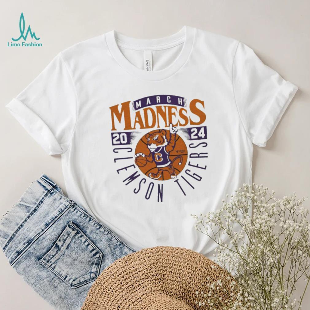 Clemson Tigers 2024 March Madness Mascot Shirt Clemson Tigers 2024 March Madness Mascot Shirt