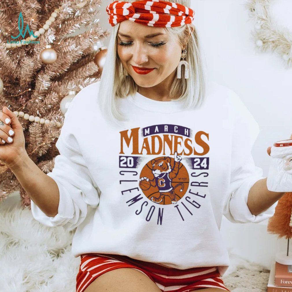 Clemson Tigers 2024 March Madness Mascot Shirt Clemson Tigers 2024 March Madness Mascot Shirt