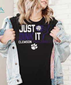 Clemson Tigers Just Dink It Pickleball T Shirt
