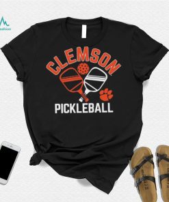 Clemson Tigers Pickleball Crossed Paddles T Shirt