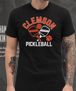Clemson Tigers Pickleball Crossed Paddles T Shirt