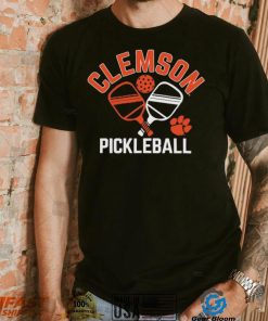 Clemson Tigers Pickleball Crossed Paddles T Shirt