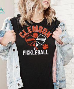 Clemson Tigers Pickleball Crossed Paddles T Shirt