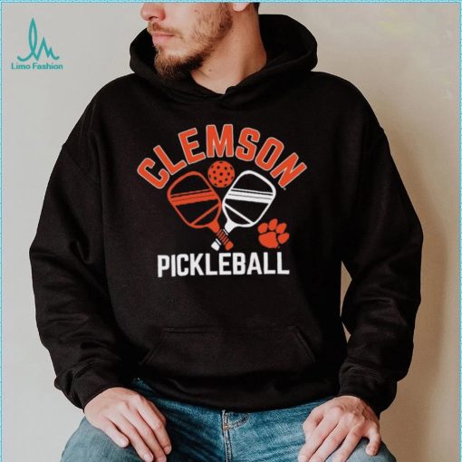 Clemson Tigers Pickleball Crossed Paddles T Shirt