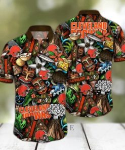 Cleveland Browns NFL Flower Hawaii Shirt And Tshirt For Fans