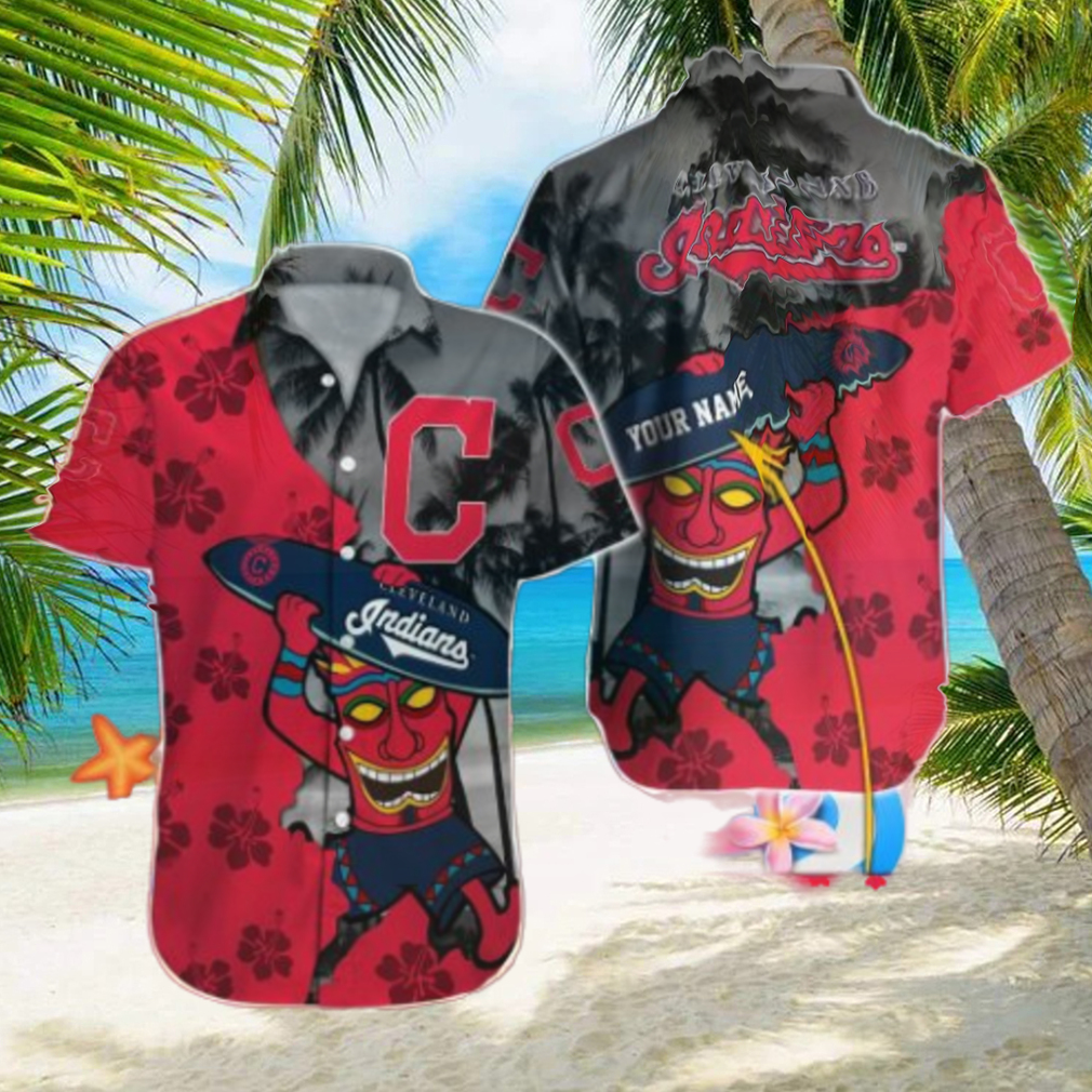 Cleveland Indians Custom Name Classic All Over Printed Hawaiian Shirt Cleveland Indians Custom Name Classic All Over Printed Hawaiian Shirt